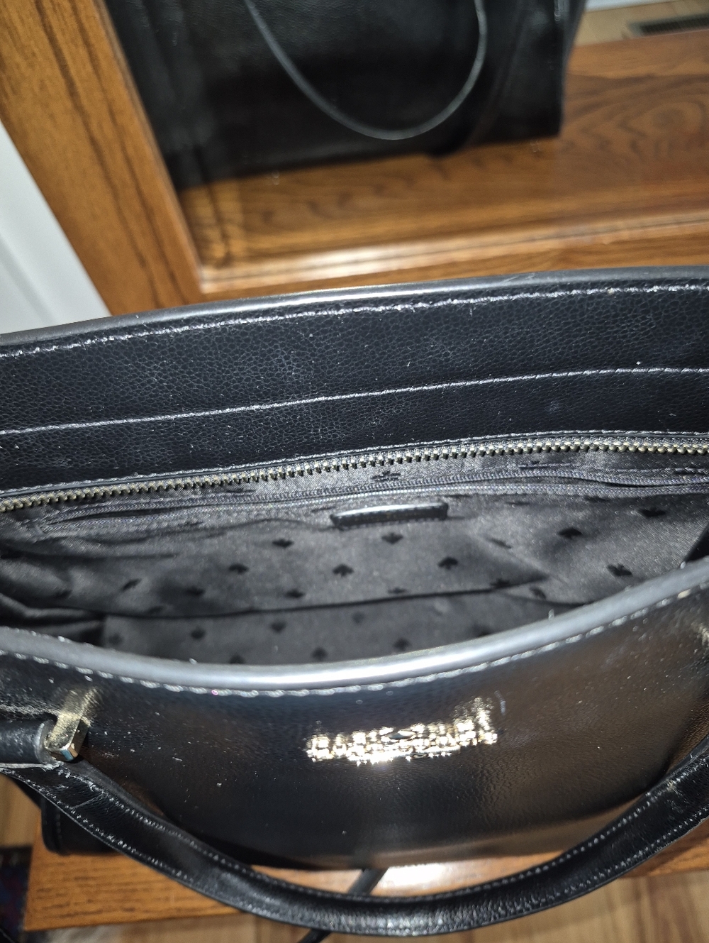 kate spade Black Pebbled Leather Satchel Geraldine-Patterson Ave. - Picture 3 of 11